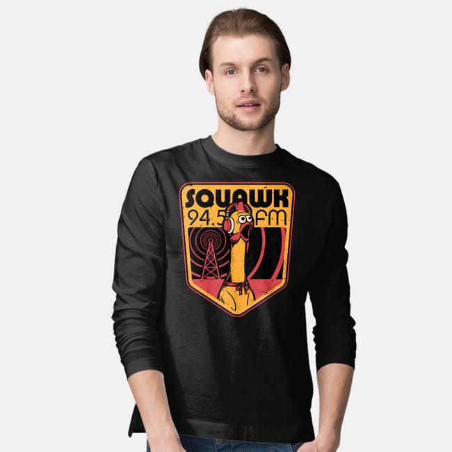 Chicken Radio TV Show-Mens-Long Sleeved-Tee-Studio Mootant