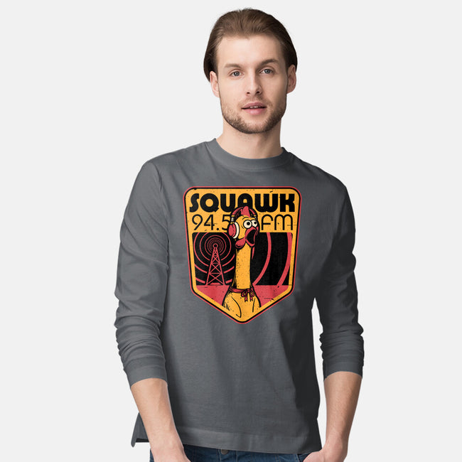 Chicken Radio TV Show-Mens-Long Sleeved-Tee-Studio Mootant