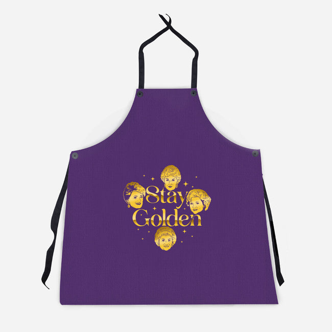 Golden Forever-Unisex-Kitchen-Apron-sachpica