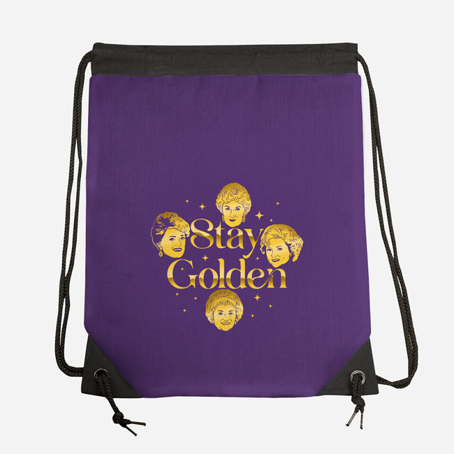 Golden Forever-None-Drawstring-Bag-sachpica