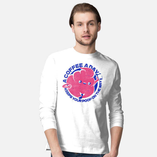 A Coffee A Day-Mens-Long Sleeved-Tee-estudiofitas