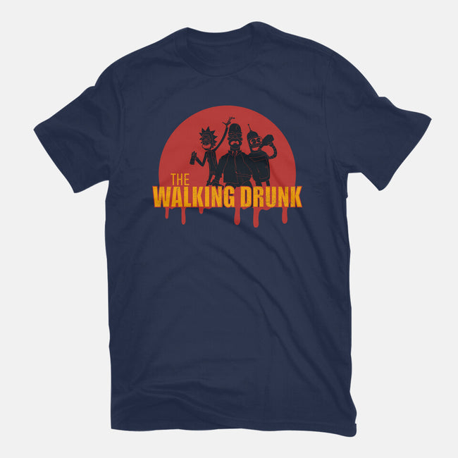 The Walking Drunk-Womens-Fitted-Tee-Claudia