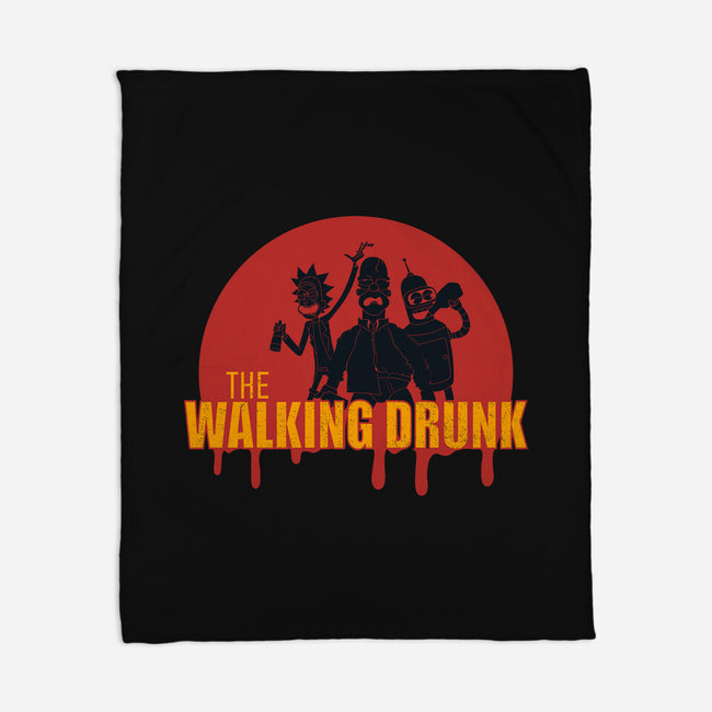 The Walking Drunk-None-Fleece-Blanket-Claudia