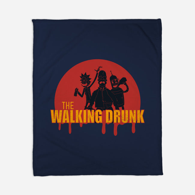 The Walking Drunk-None-Fleece-Blanket-Claudia