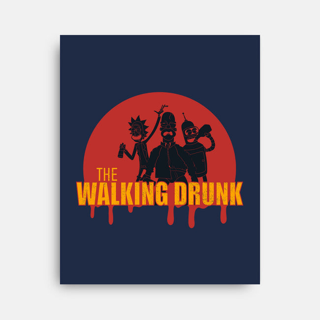 The Walking Drunk-None-Stretched-Canvas-Claudia