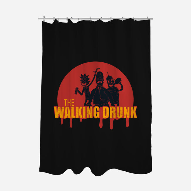 The Walking Drunk-None-Polyester-Shower Curtain-Claudia