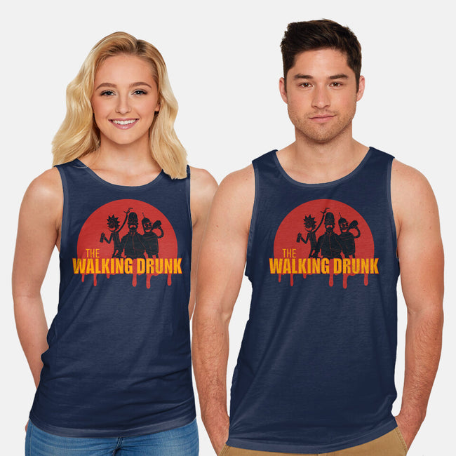 The Walking Drunk-Unisex-Basic-Tank-Claudia