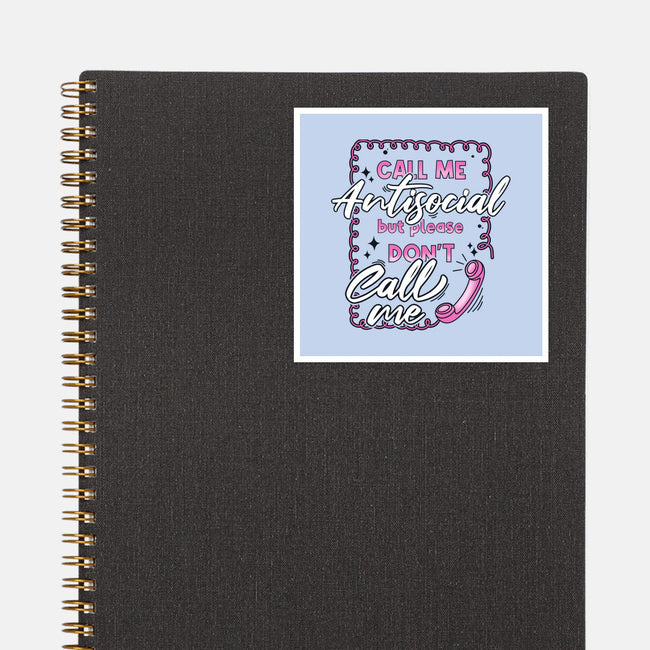 Don't Call Me-None-Glossy-Sticker-Claudia