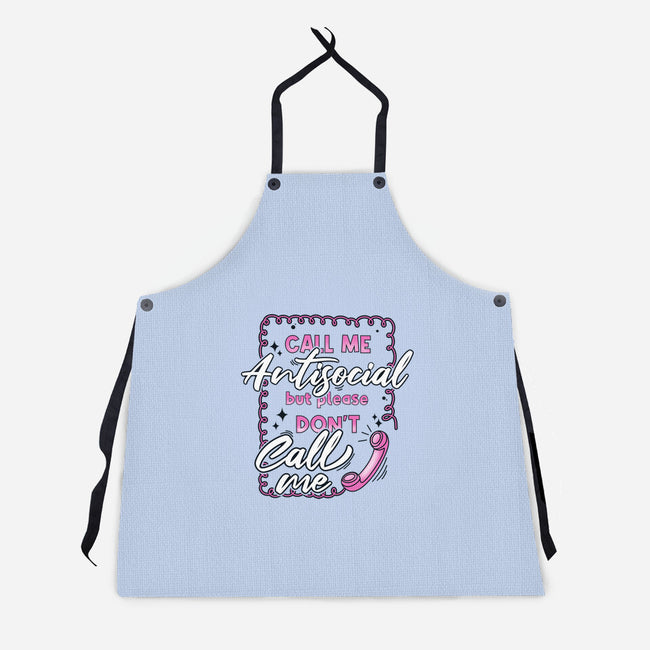 Don't Call Me-Unisex-Kitchen-Apron-Claudia