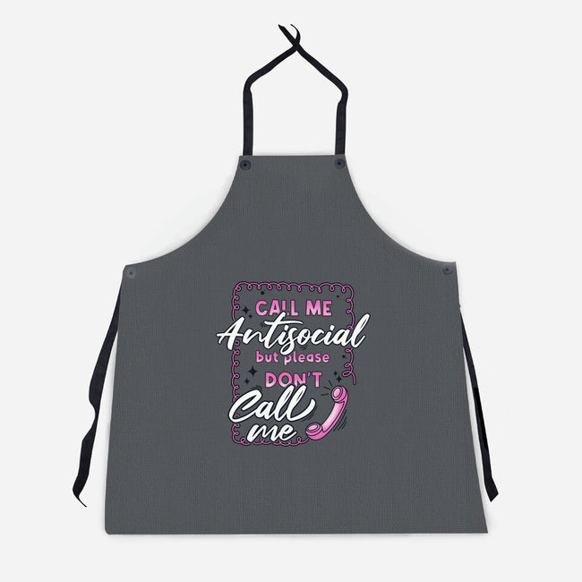 Don't Call Me-Unisex-Kitchen-Apron-Claudia