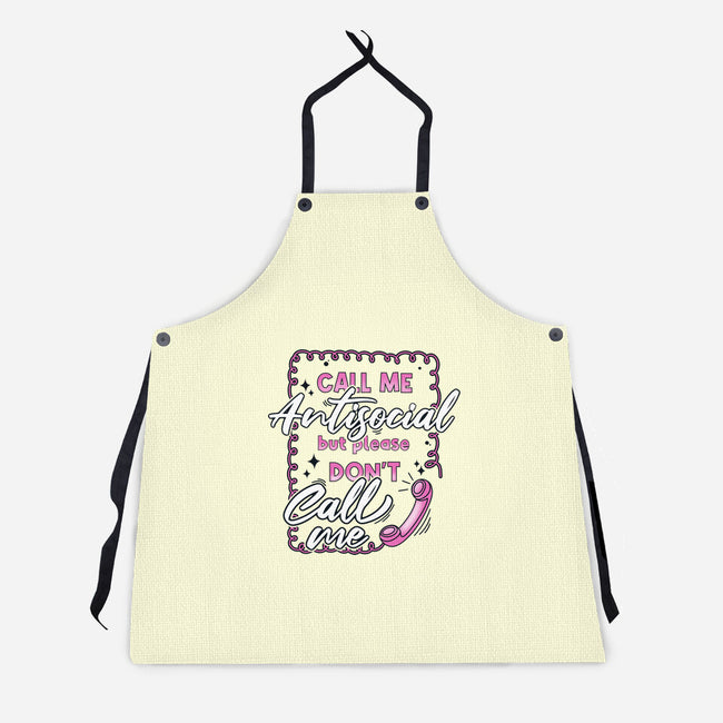 Don't Call Me-Unisex-Kitchen-Apron-Claudia