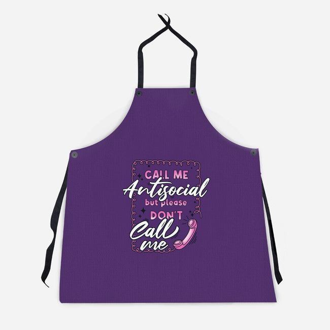 Don't Call Me-Unisex-Kitchen-Apron-Claudia