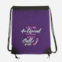Don't Call Me-None-Drawstring-Bag-Claudia