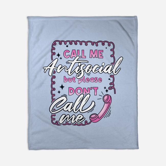 Don't Call Me-None-Fleece-Blanket-Claudia