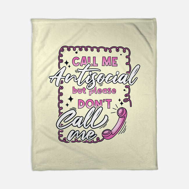 Don't Call Me-None-Fleece-Blanket-Claudia