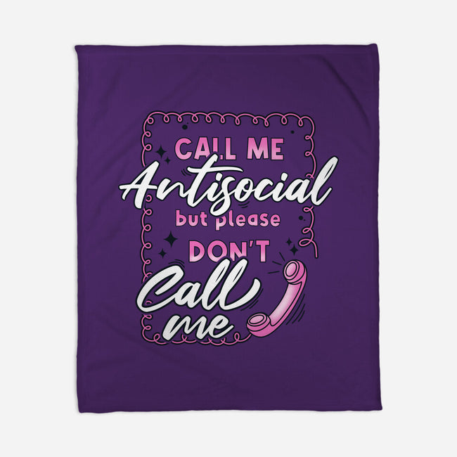 Don't Call Me-None-Fleece-Blanket-Claudia