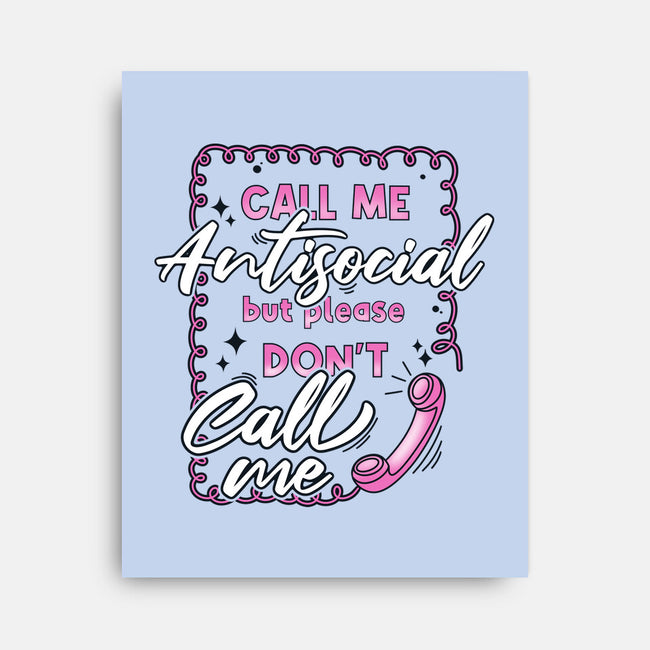 Don't Call Me-None-Stretched-Canvas-Claudia