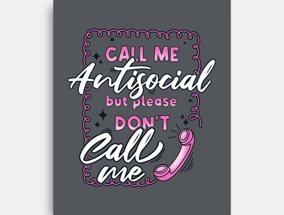 Don't Call Me