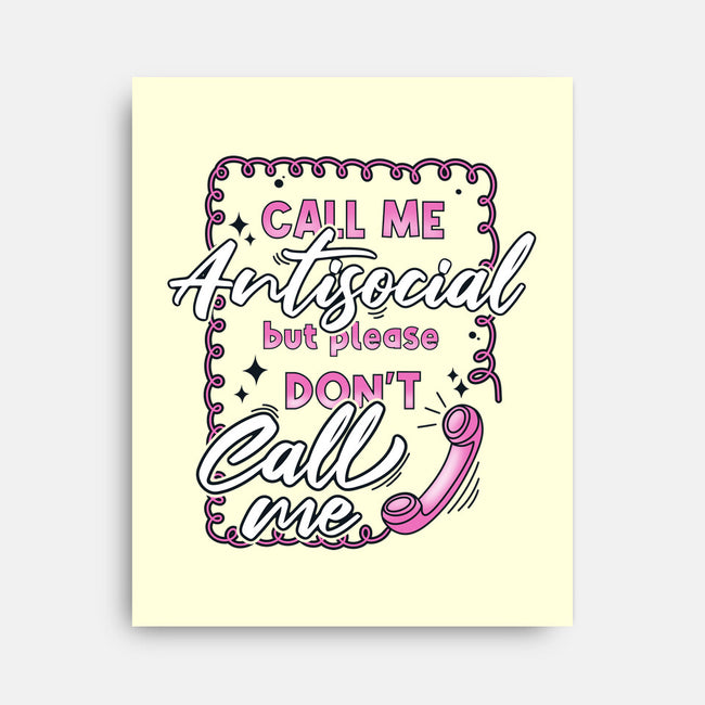 Don't Call Me-None-Stretched-Canvas-Claudia