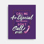 Don't Call Me-None-Stretched-Canvas-Claudia
