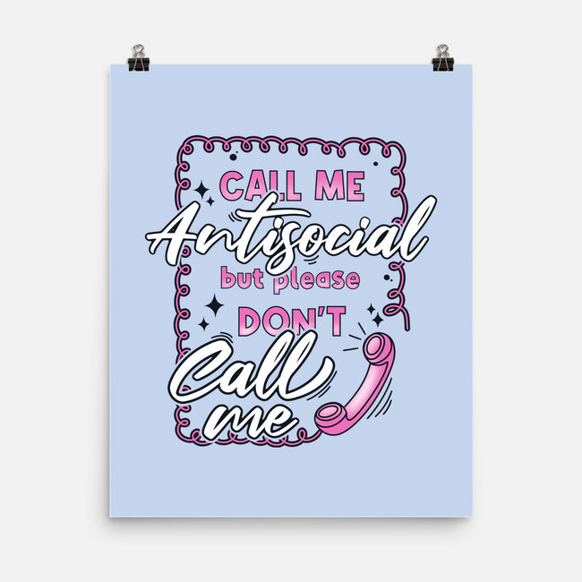 Don't Call Me-None-Matte-Poster-Claudia