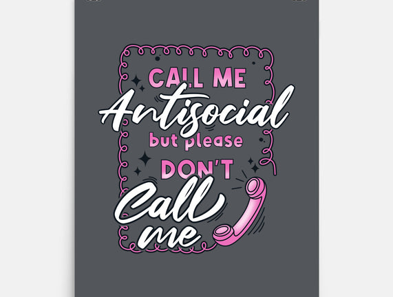 Don't Call Me