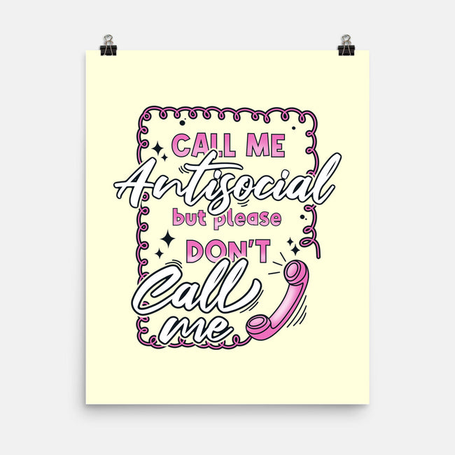 Don't Call Me-None-Matte-Poster-Claudia