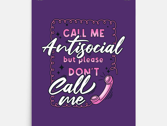 Don't Call Me