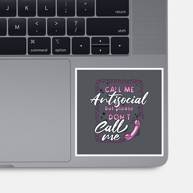 Don't Call Me-None-Glossy-Sticker-Claudia