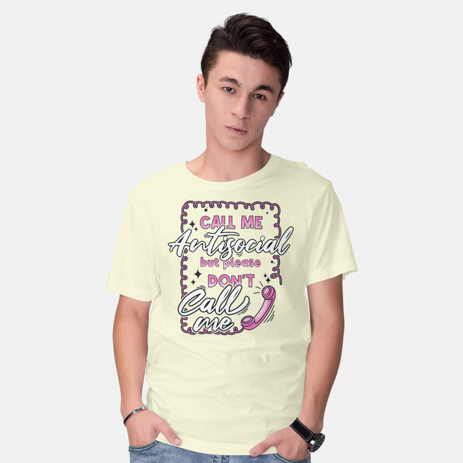 Don't Call Me-Mens-Basic-Tee-Claudia