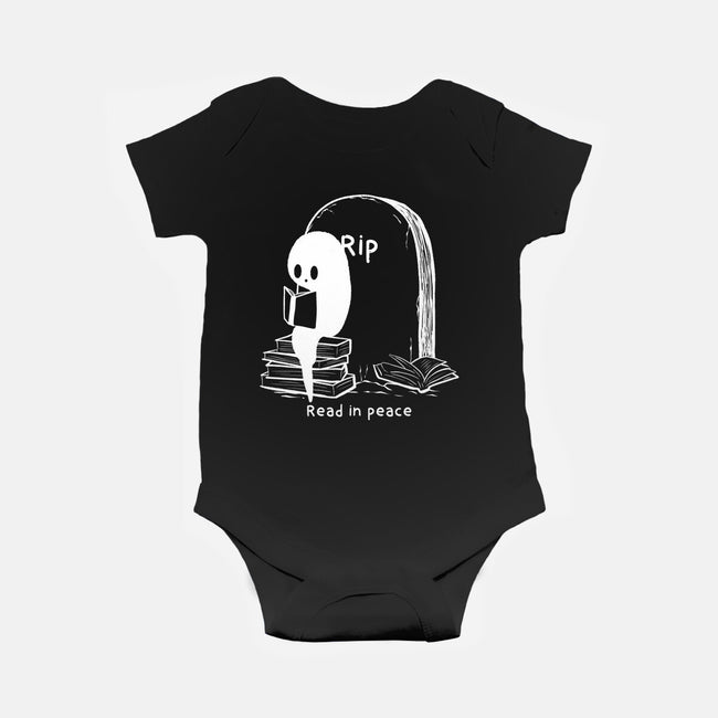Reading In Silence-Baby-Basic-Onesie-Claudia
