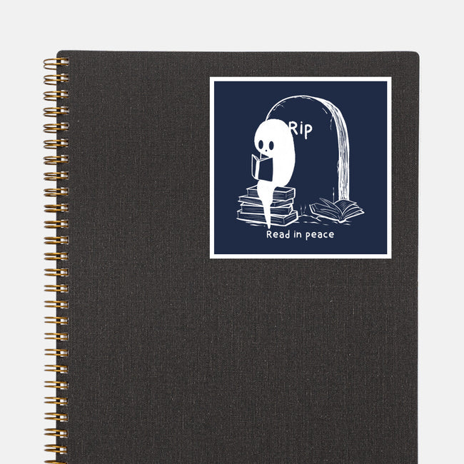 Reading In Silence-None-Glossy-Sticker-Claudia