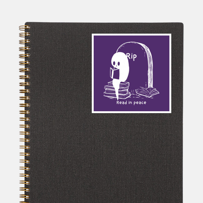 Reading In Silence-None-Glossy-Sticker-Claudia