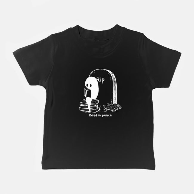 Reading In Silence-Baby-Basic-Tee-Claudia