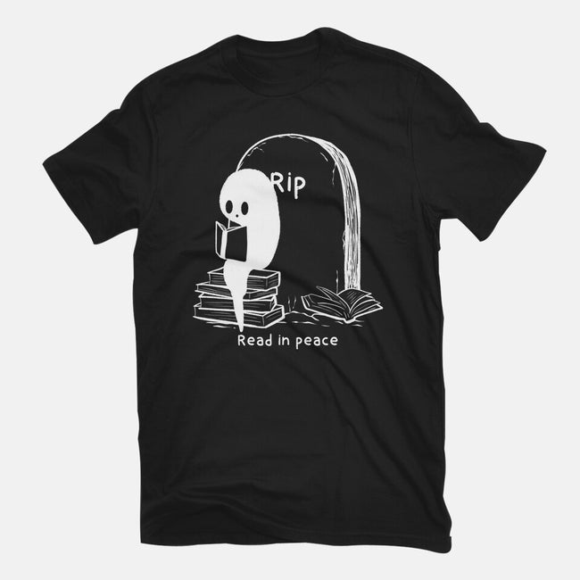 Reading In Silence-Womens-Fitted-Tee-Claudia