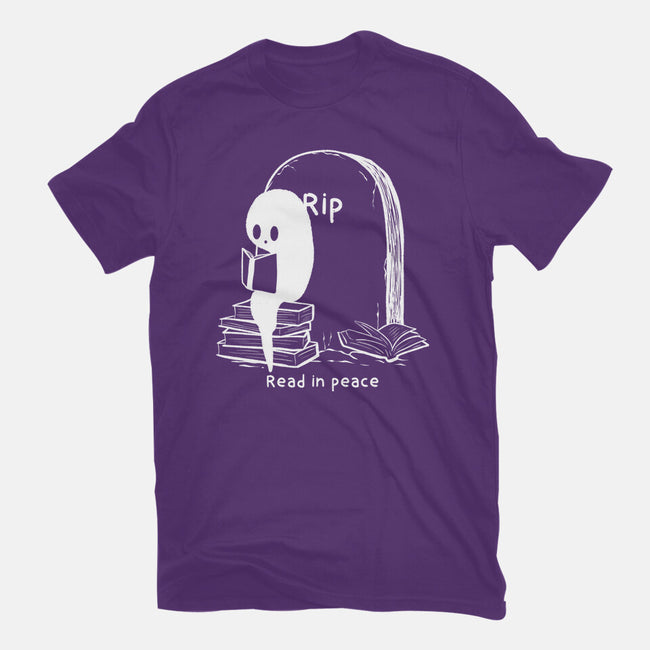 Reading In Silence-Womens-Fitted-Tee-Claudia
