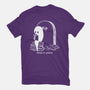 Reading In Silence-Womens-Fitted-Tee-Claudia