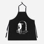 Reading In Silence-Unisex-Kitchen-Apron-Claudia