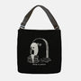 Reading In Silence-None-Adjustable Tote-Bag-Claudia