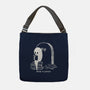 Reading In Silence-None-Adjustable Tote-Bag-Claudia