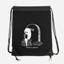 Reading In Silence-None-Drawstring-Bag-Claudia