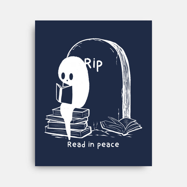 Reading In Silence-None-Stretched-Canvas-Claudia