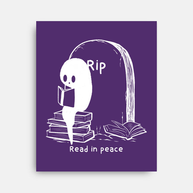 Reading In Silence-None-Stretched-Canvas-Claudia