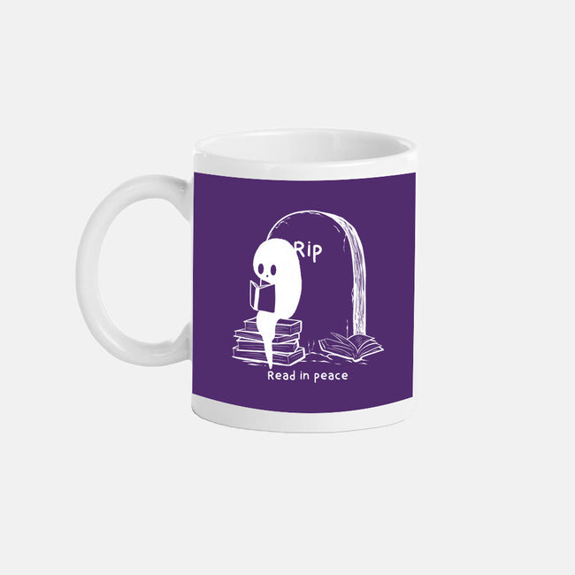 Reading In Silence-None-Mug-Drinkware-Claudia