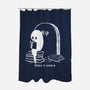 Reading In Silence-None-Polyester-Shower Curtain-Claudia