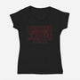 Another Strange Year-Womens-V-Neck-Tee-demonigote