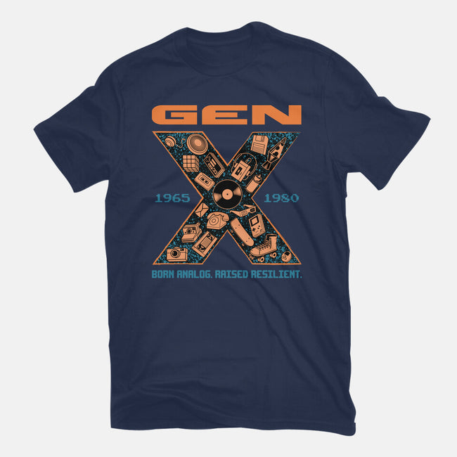 Born Analog Raised Resilient-Womens-Fitted-Tee-Tronyx79