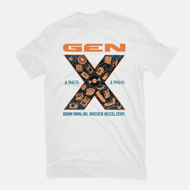 Born Analog Raised Resilient-Womens-Fitted-Tee-Tronyx79