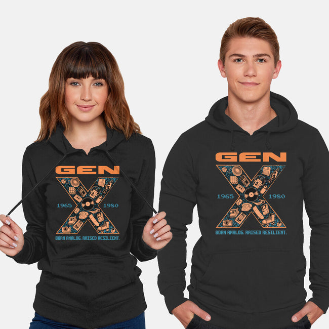 Born Analog Raised Resilient-Unisex-Pullover-Sweatshirt-Tronyx79