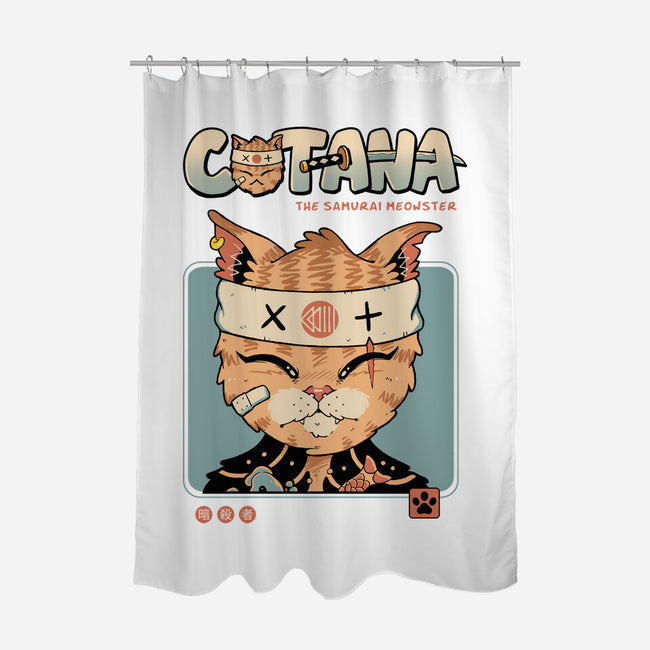 Catana Portrait-None-Polyester-Shower Curtain-vp021